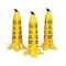 Banana Cone Caution Sign, Wet Floor, Banana Peel Cone, Plastic, 3 ftr Height, PK5 CONE36 - alternate 1